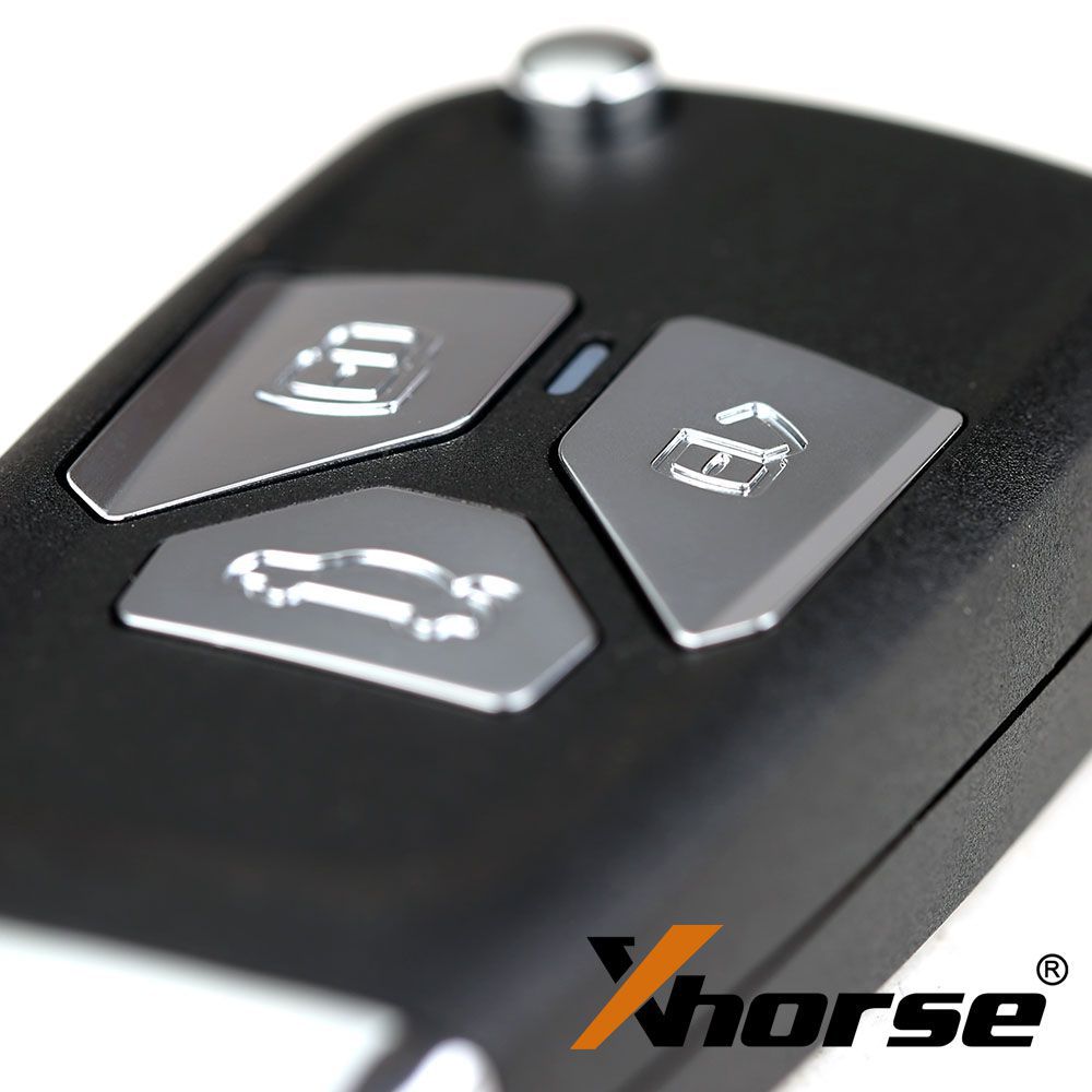 XHORSE XNAU01EN Audi Style Wireless VVDI Universal Flip Remote Key mit 3/4 Button 5pcs/lot