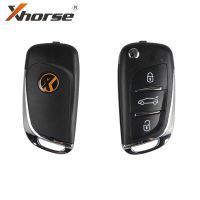 Xhorse VVDI2 XNDS00EN Wireless Remote Key for DS Type Remote Key 3 Buttons for Volkswagen 10Piece