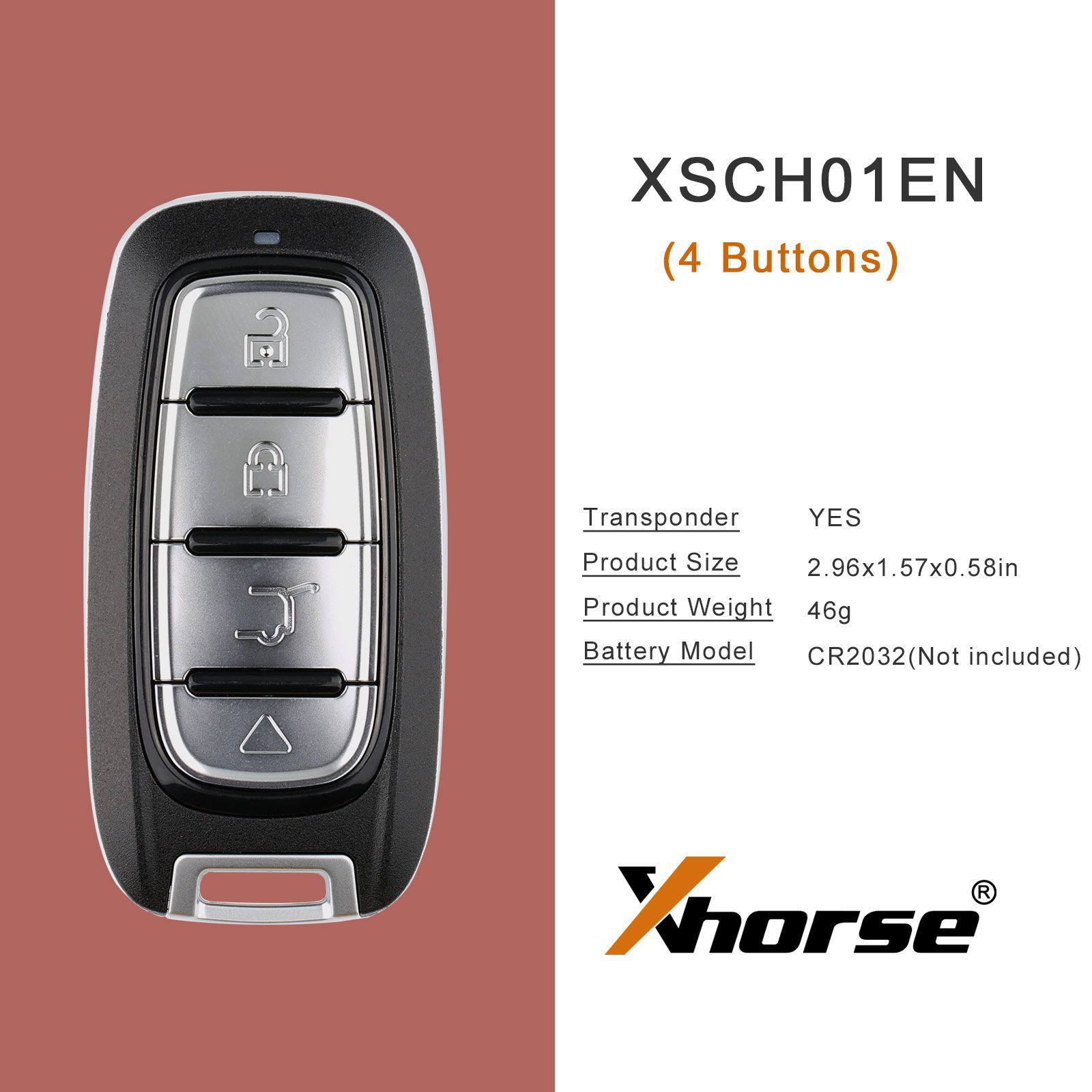 2023 Neueste Xhorse XSCH01EN KE.LSL Style XM38 Universal Smart Key 5pcs/lot