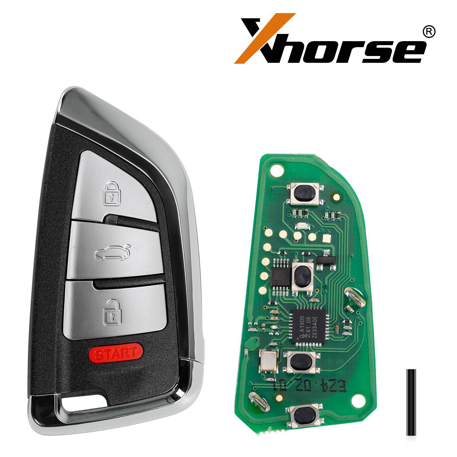 2024 XHORSE XSDFX2EN Small Knife Style 4 Tasten XS Serie Universal Smart Key 5pcs/lot