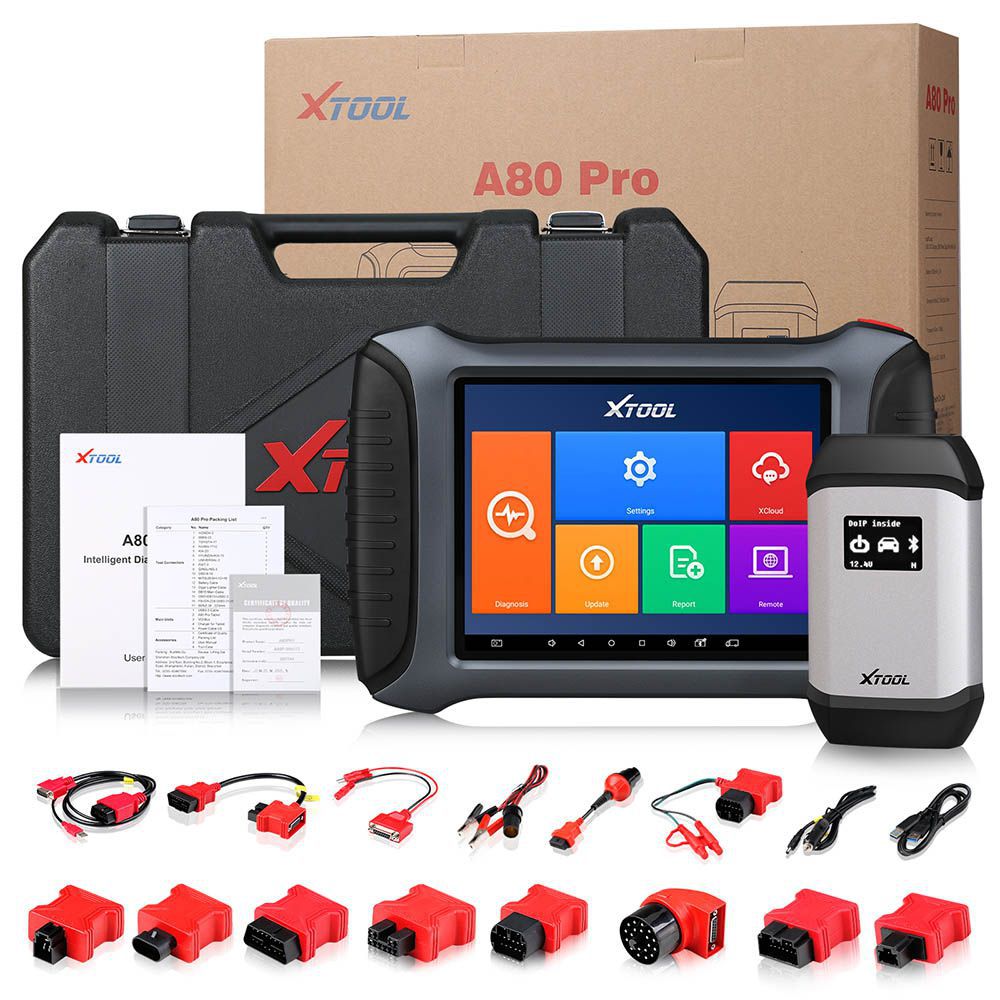 XTOOL A80 Pro H6 Pro Full System Diagnose Tool mit Schlüsselprogrammierung/ECU Programmierung/Special Function Kompatibel mit KC501/KS-1/KC100