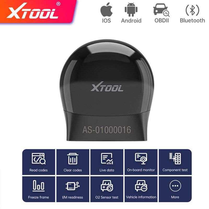 XTOOL ASD60 OBD2 Scanner For Benz VW BMW Full Automotivo OBD II Code Reader Support IOS/Android With 15 Reset Functions