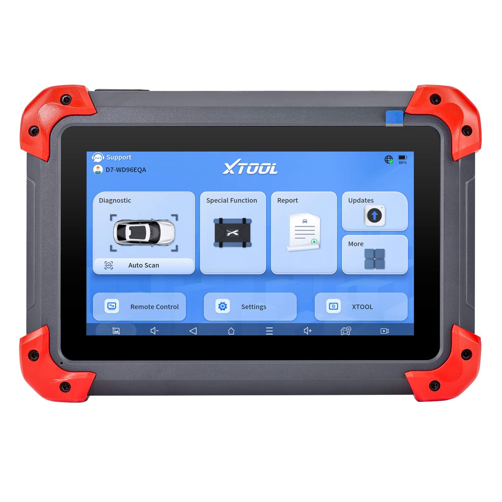 XTOOL D7 Automotive Diagnostic Tool Bi-Directional Support OE-Level Full Diagnosis with 36+ Services IMMO/Key Programming ABS Bleeding