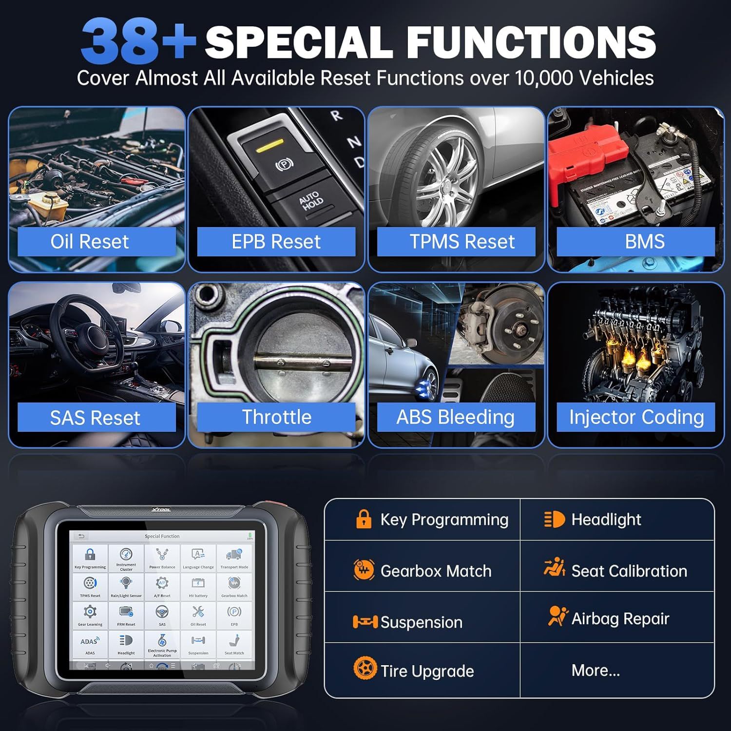 2025 XTOOL D8S Bi-Directional Diagnostic Scan Tool CAN FD & DoIP, ECU Coding, Topology, Key Programming, Full Diagnostics, Upgraded Ver. of D8