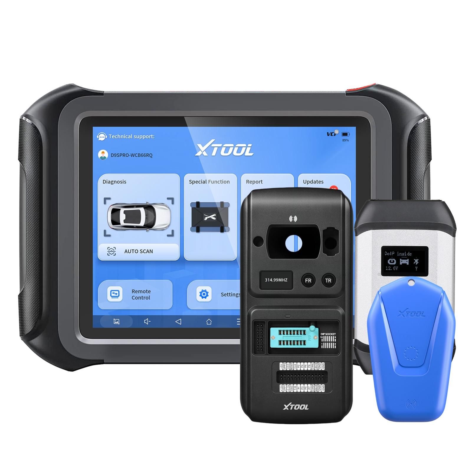 2025 XTOOL D9S Pro plus KS-1 KS01 Smart Key Emulator and KC501 Key & Chip Programmer for Toyota/ Lexus/ Scion All Keys Lost No Need Disassembly