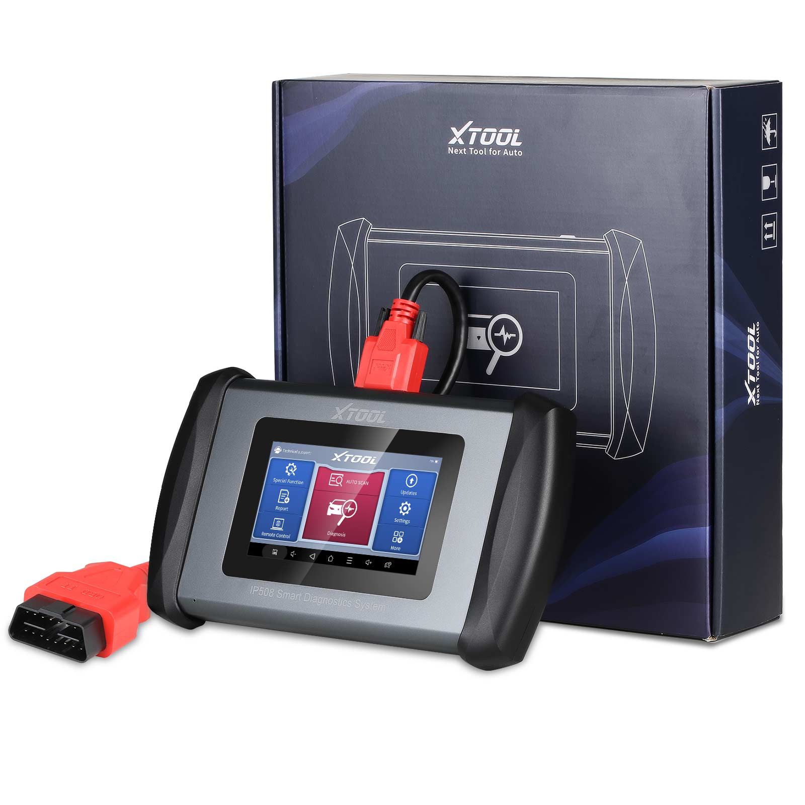 XTOOL InPlus IP508 OBD2 Scanner Diagnostic Tool with 6 Services ABS Bleeding Oil Reset EPB SAS BMS Throttle Free Updates