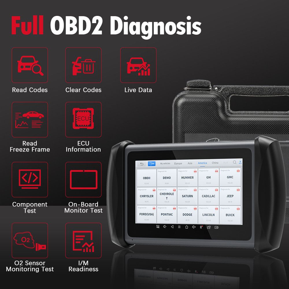 2023 XTOOL InPlus IP616 OBD2 Auto Auto-Diagnose-Werkzeug-Schlüssel-Programmierer mit 31 Reset Service Lifelong Free Update
