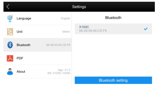 Xtool X -100 C für iOS und Android 19