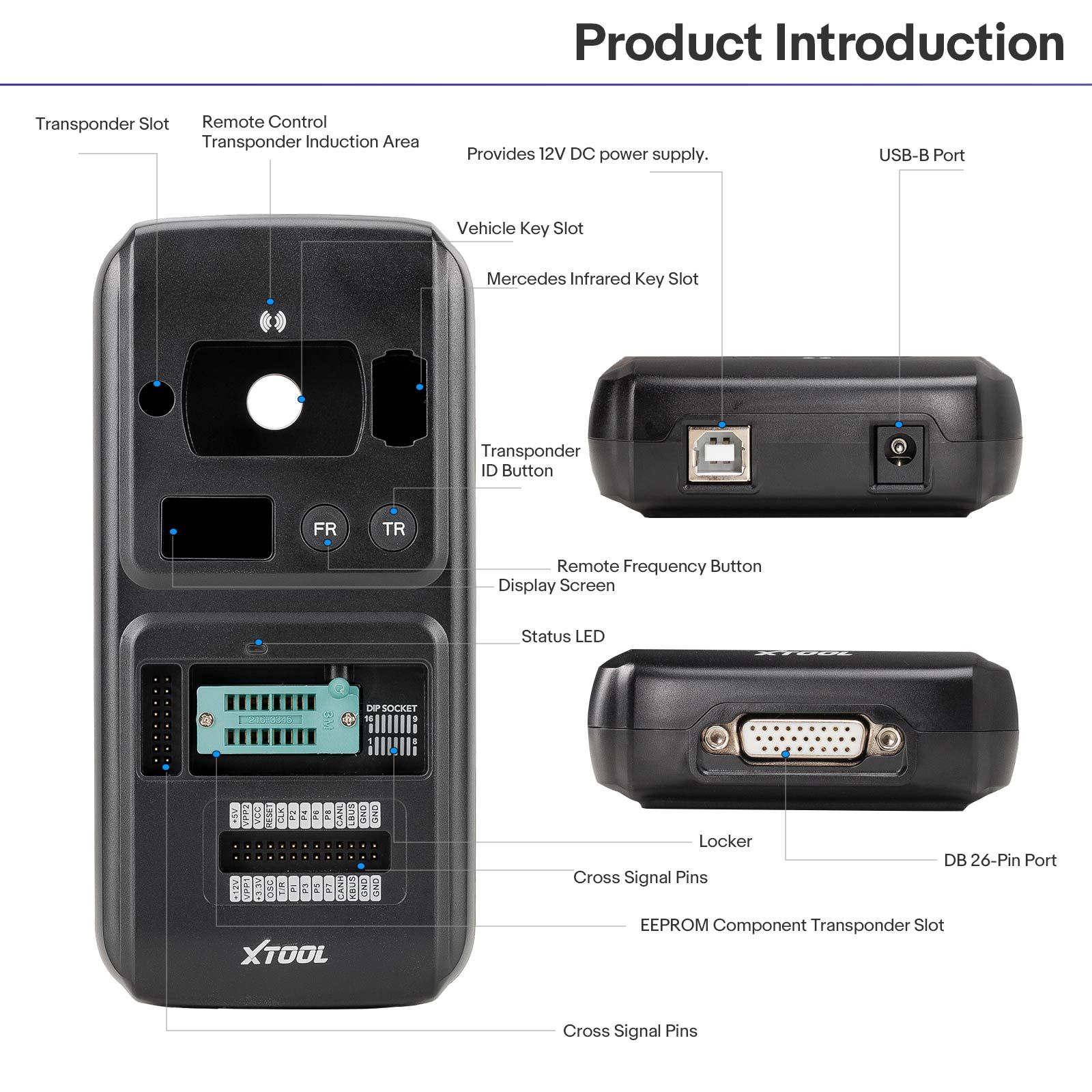 2025 XTOOL X100 MAX Auto Key Programmer IMMO Elite Diagnostic Tools With KC501 ECU Coding Full Bidirectional Control Update of X100 PAD3