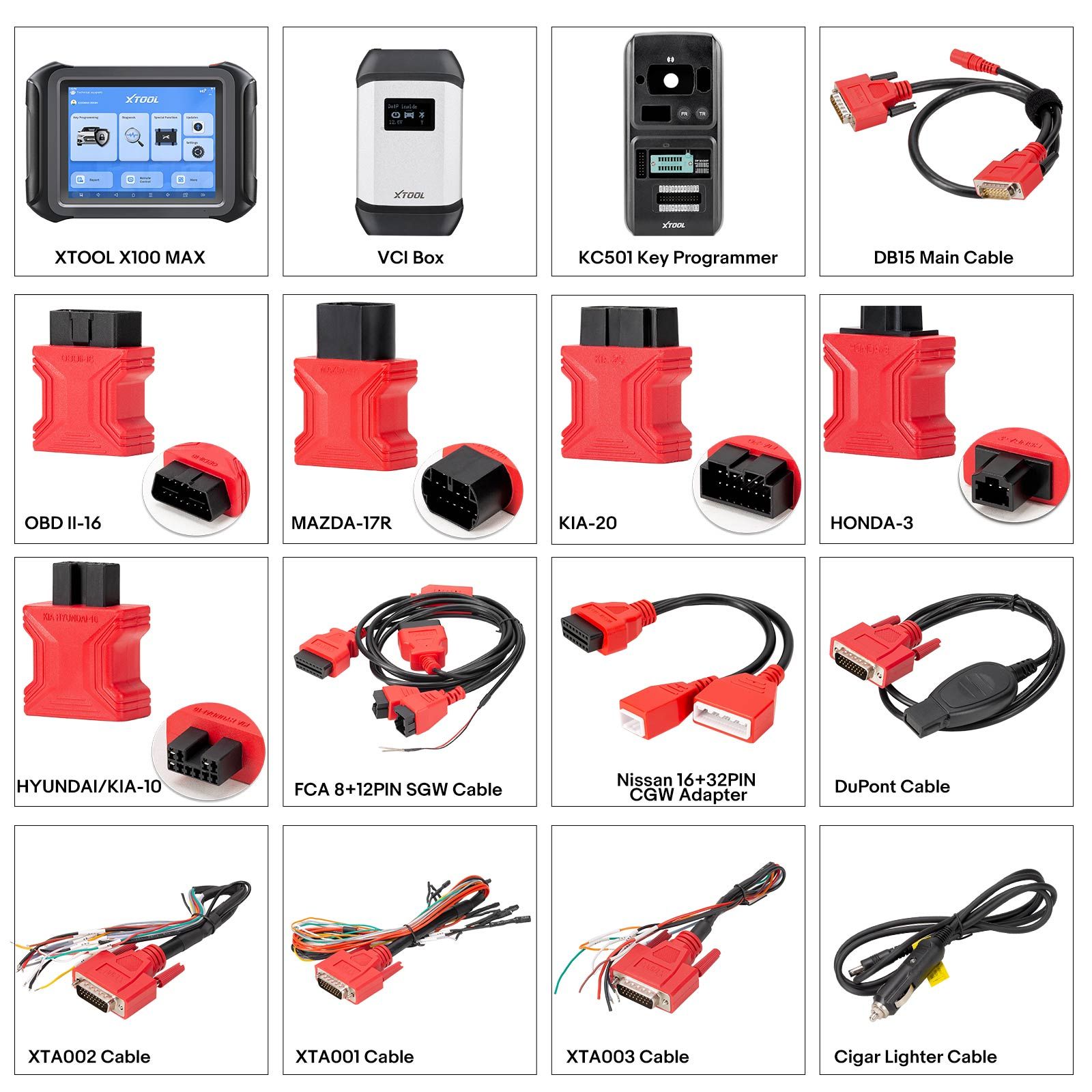 2025 XTOOL X100 MAX Auto Key Programmer IMMO Elite Diagnostic Tools With KC501 ECU Coding Full Bidirectional Control Update of X100 PAD3