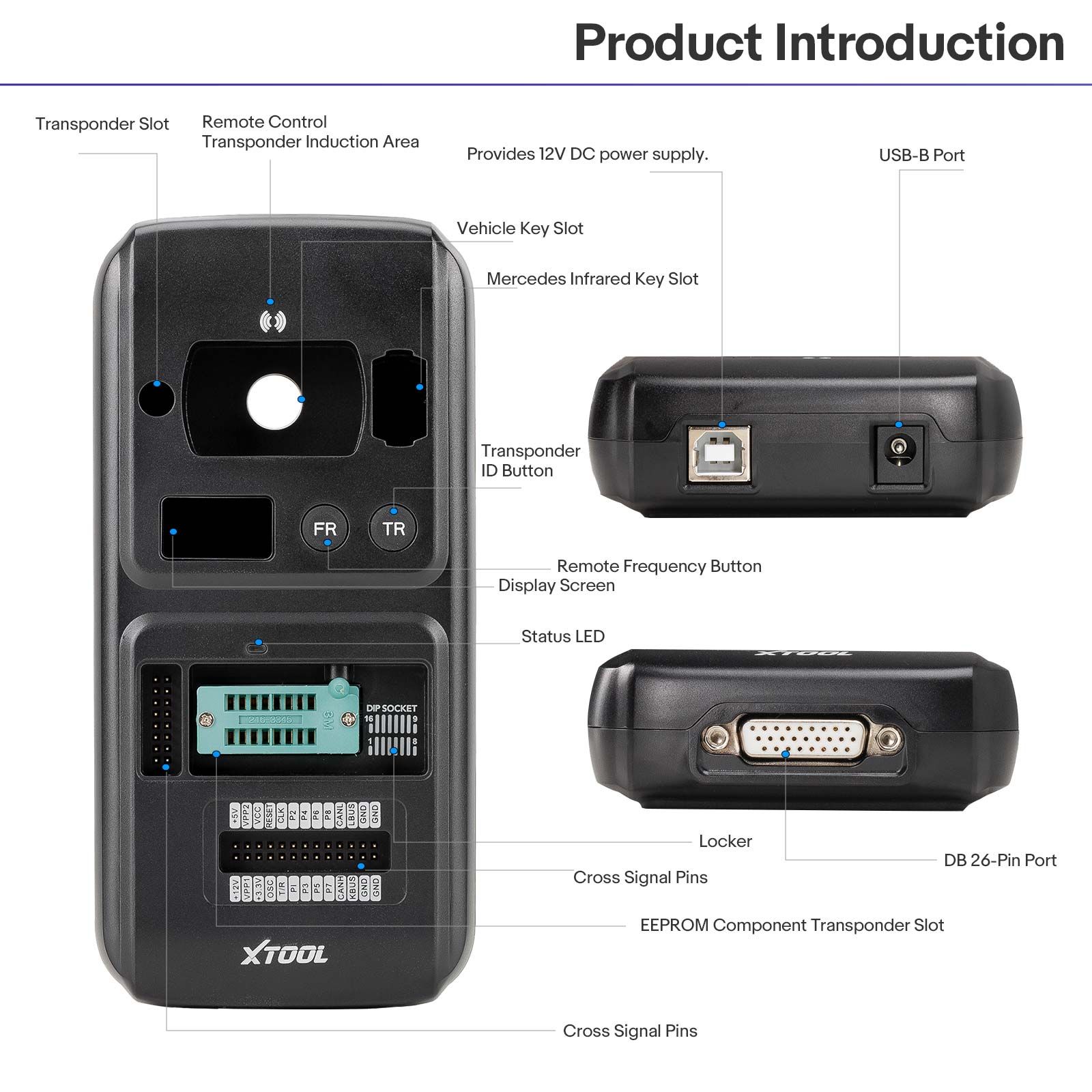 2025 XTOOL X100 MAX 2 Auto Key Programmer with J2534 VCI and KC501 Supports 42 Service Functions ECU Programming Topology Update of X100 PAD3