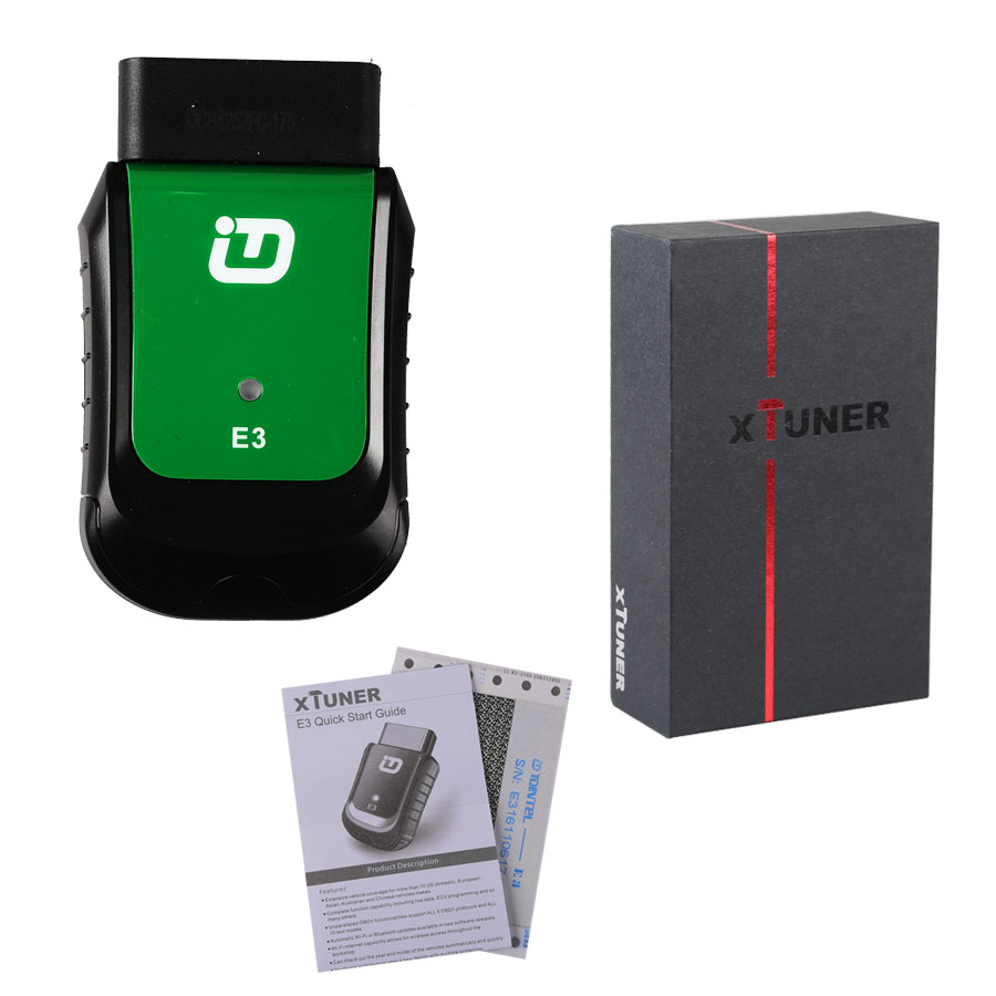 Neuer XTUNER E3 WINDOWS 10 Wireless OBDII Diagnostic Tool Pefect Ersatz für VPECKER Easydiag