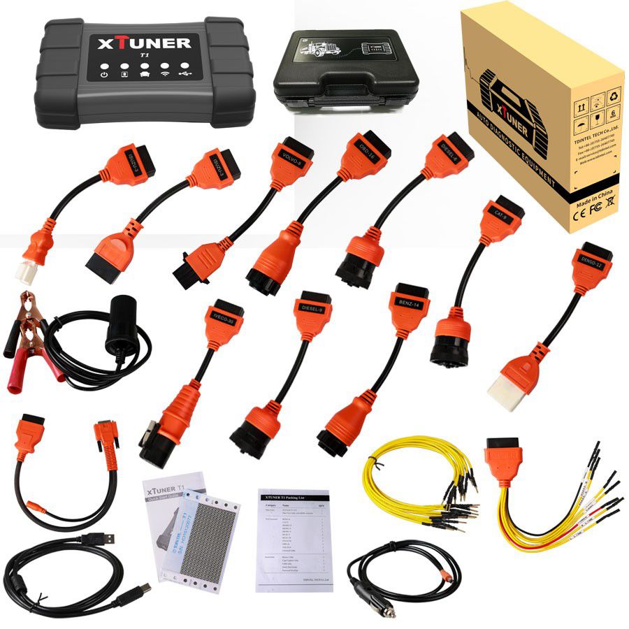 XTUNER T1 Heavy Duty Trucks Auto Intelligente Diagnose Tool Support WIFI