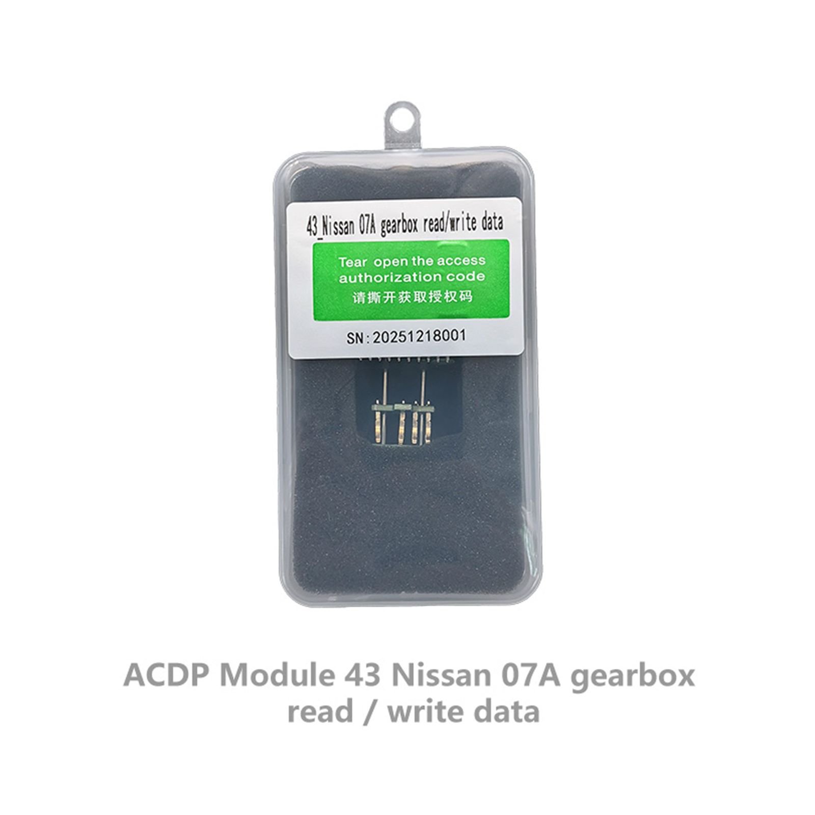 Yanhua ACDP Module 43 for Nissan 07A 72XXX Gearbox transmission TCM Read and Write Data