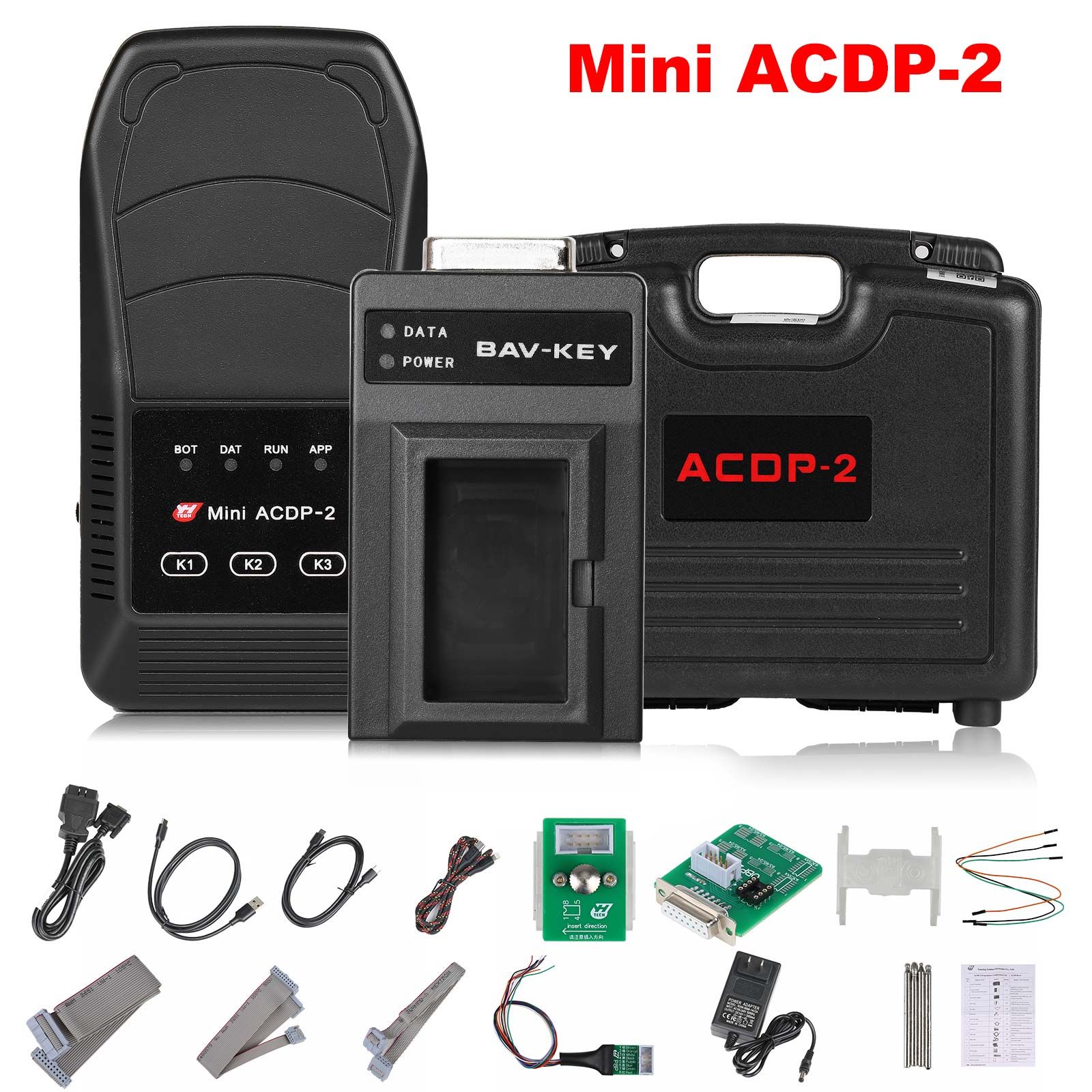Yanhua Mini ACDP-2 for BMW ECU Package with Module 3/8/27 EUC Clone License And Bench Interface Board