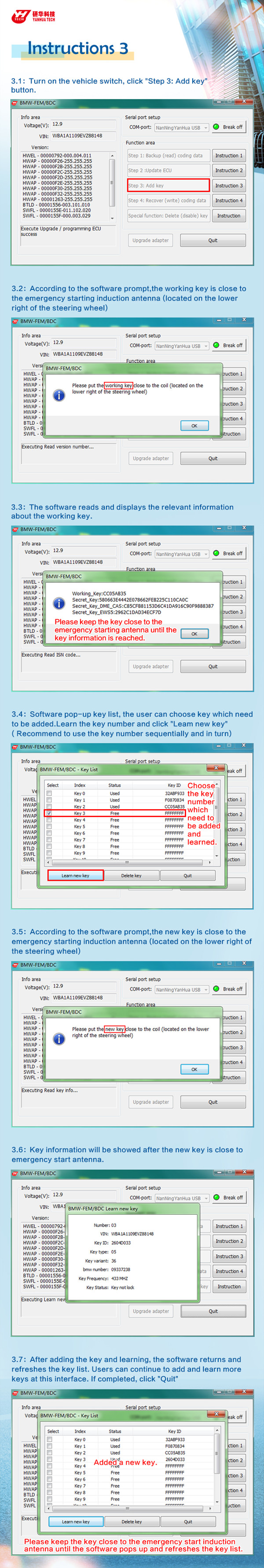 BMW FEM Key Programmer User Instruction -3