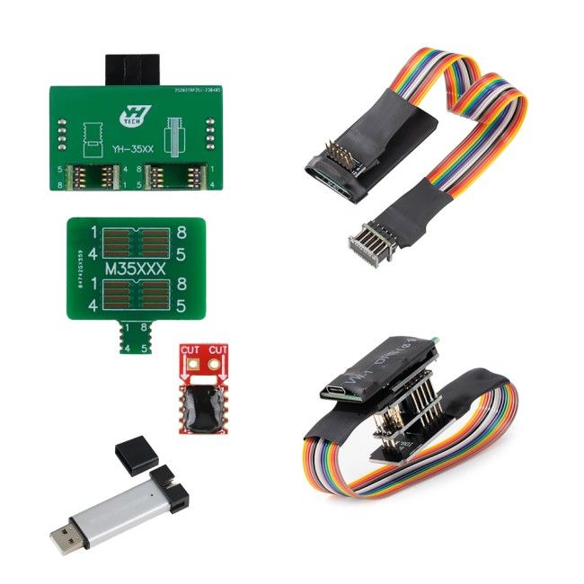 Yanhua BMW G/F Series Mileage Correction Tool Kit YH35XX programmer + 35128WT Emulator + ID7 Filter + ID8 Filter