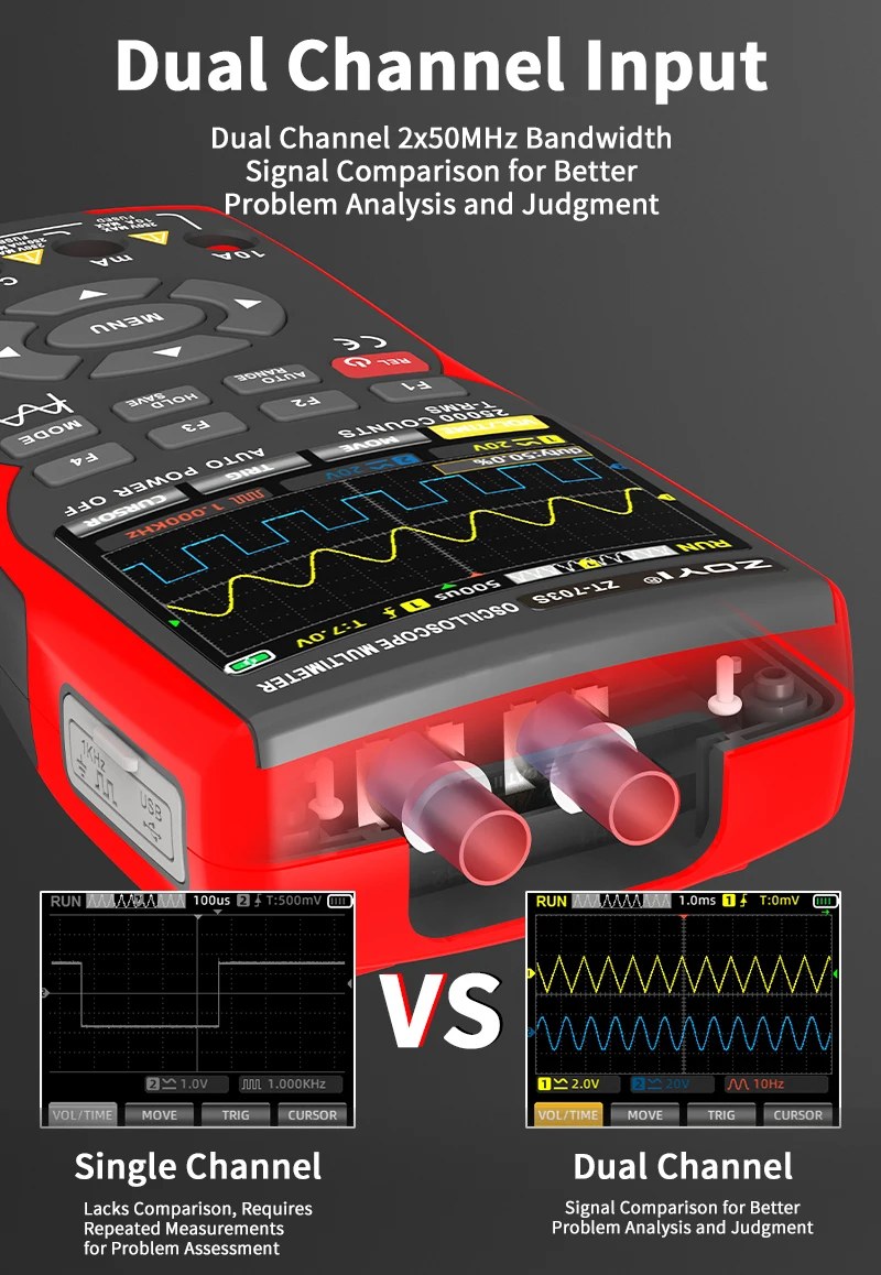 ZOYI ZT-703S 3-in-1 Oscilloscope
