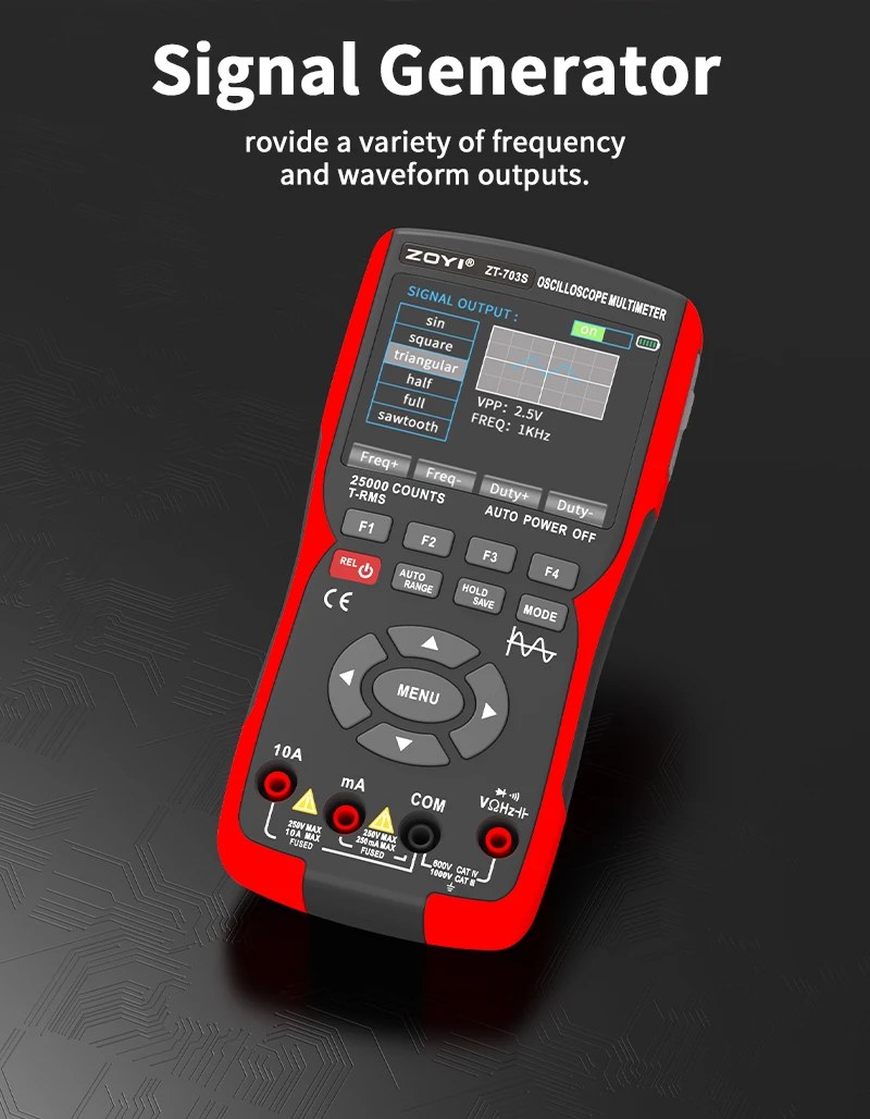 ZOYI ZT-703S 3-in-1 Oscilloscope