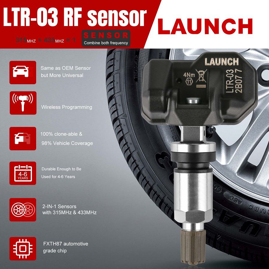 Starten Sie LAUNCH LTR-03 RF Sensor 315MHz