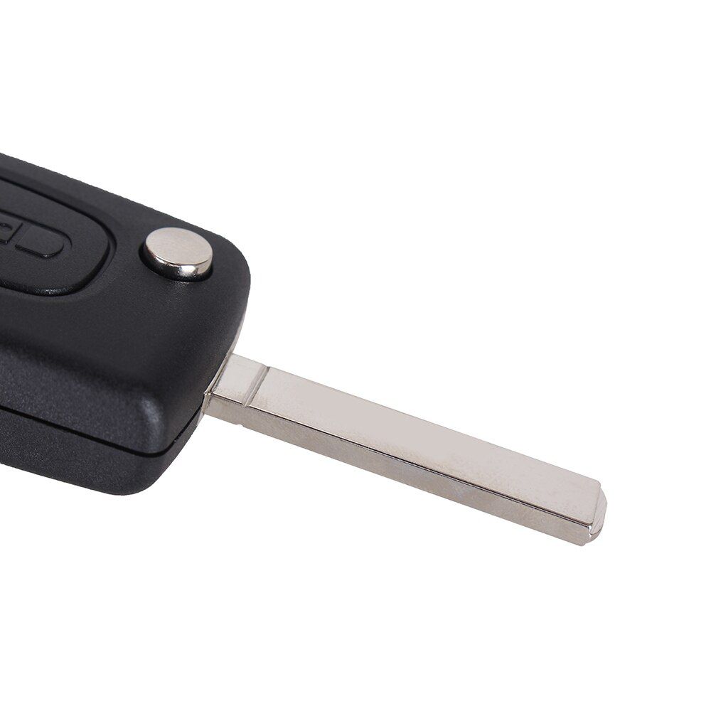 2 Tasten Auto Car Remote Key Foto ID46 Chip Für Peugeot 