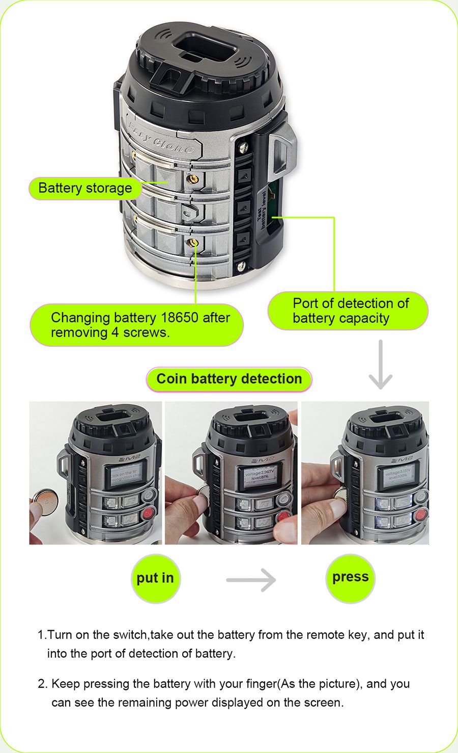 2M2 TANK Easy Clone Machine for cloning, reading, detecting, decoding, collecting and generating. 