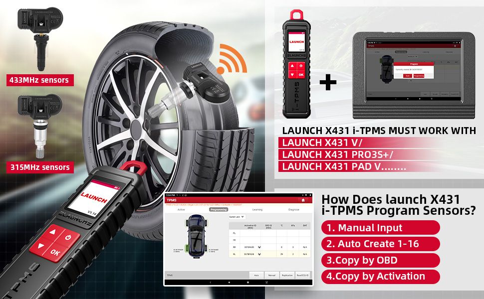 LAUNCH X431 i-TPMS TPMS Programmierwerkzeug
