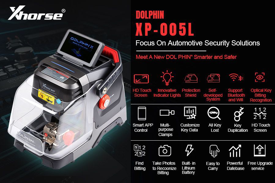 Xhorse Dolphin XP005L XP-005L Schlüsselschneidemaschine