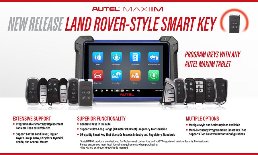Autel IKEYLR005AL Land Rover 