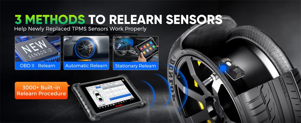 Autel MaxiCheck MX900TS MX900-TS Alle Systemdiagnostik mit vollen TPMS-Funktionen Bi-Directional 40+ Dienste aktualisiert von MX808TS/MX808STS/MK808TS