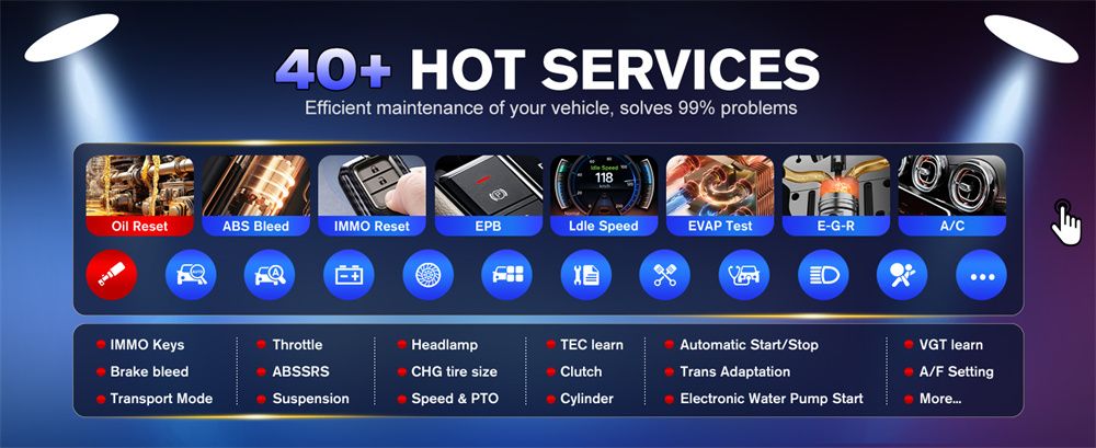Autel MaxiCOM MK900TS MK900-TS Drahtlose TPMS Diagnostik 