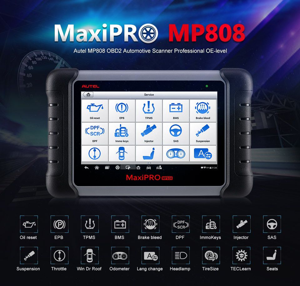 Autel MaxiPRO MP808 Diagnostic Tool