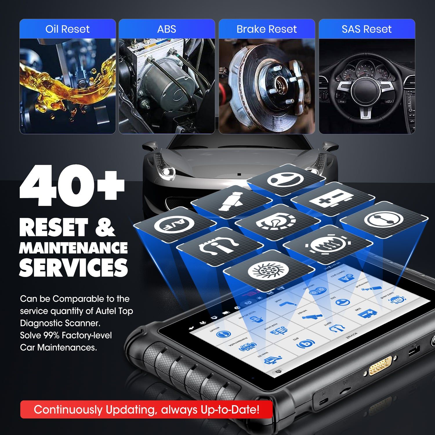 Autel MaxiPRO MP900 Alle Systemdiagnose-Scanner mit 40+ Hot Services