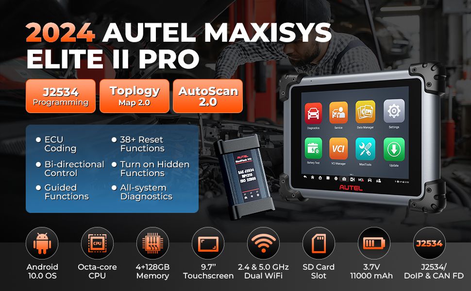 Autel MaxiSys Elite II Pro Automotive Vollsystem Diagnosewerkzeug
