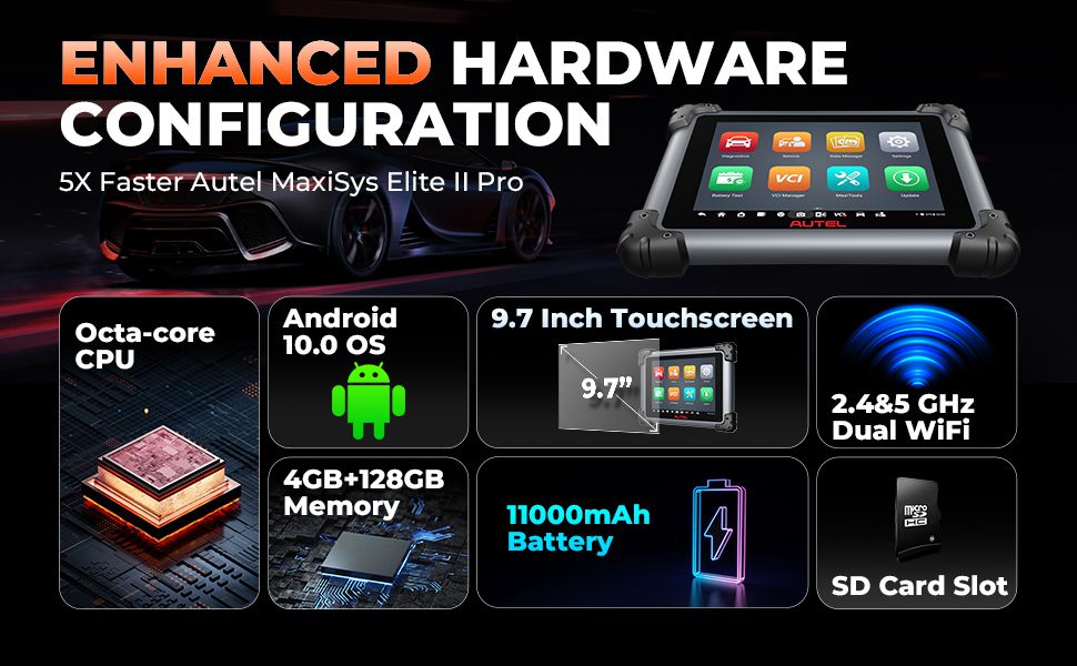 Autel MaxiSys Elite II Pro Automotive Vollsystem Diagnosewerkzeug