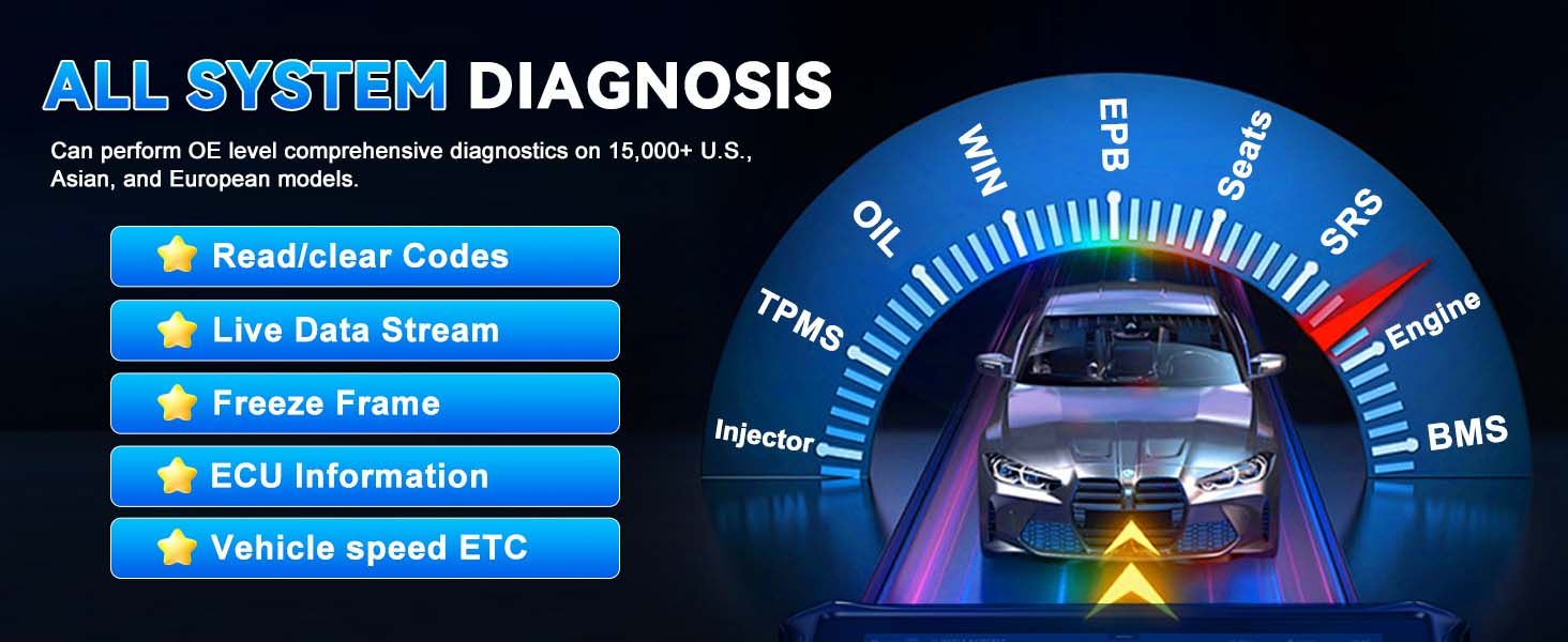 autel ms909 alle Systemdiagnose