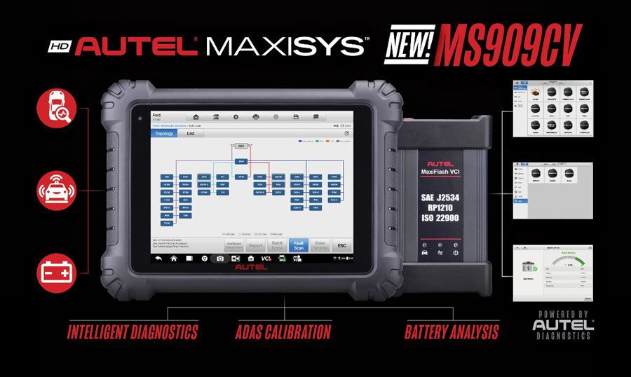 Autel Maxisys MS909CV Funktionen
