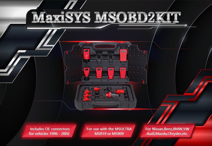 Autel MaxiSys MSOBD2KIT Nicht-OBDII Adapter Kit