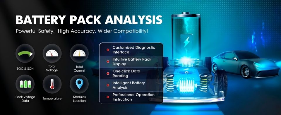 Autel Maxisys Ultra EV Batteriepack Diagnostik