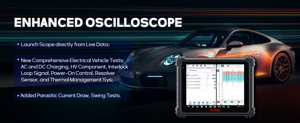 AUTEL MaxiSys Ultra S2 OSCILLOSKOP