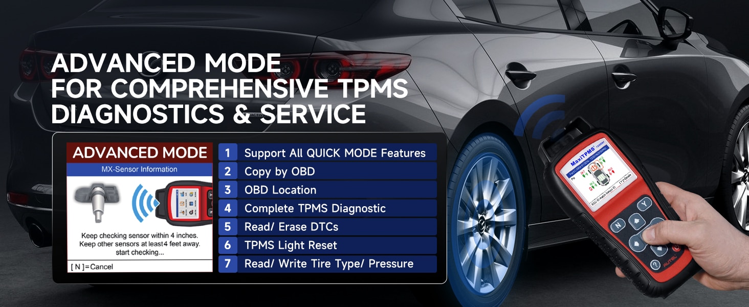 2023 Autel MaxiTPMS TS508WF TPMS Programmierwerkzeug