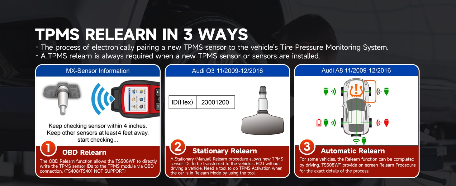 2023 Autel MaxiTPMS TS508WF TPMS Programmierwerkzeug