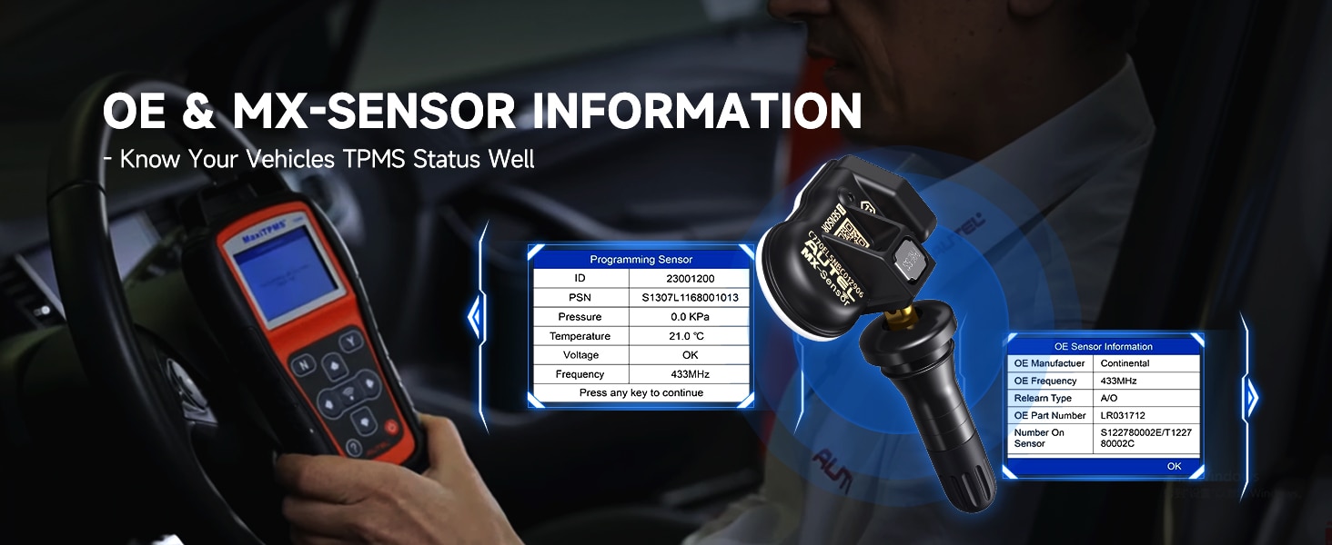 2023 Autel MaxiTPMS TS508WF TPMS Programmierwerkzeug