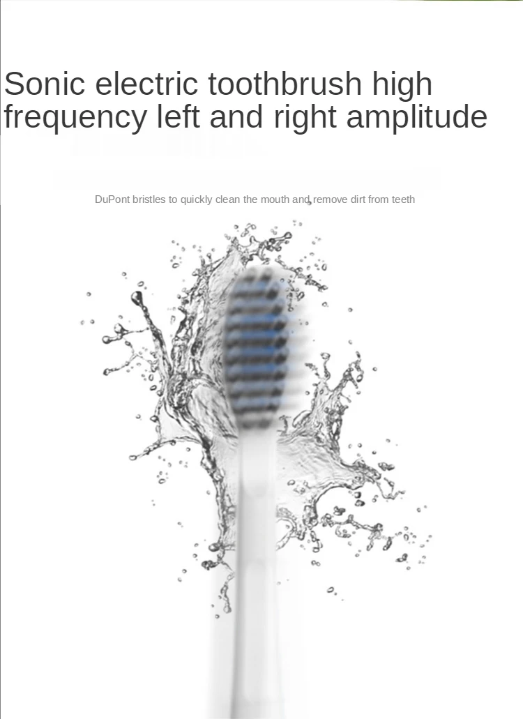 Sonic Zahnb&uuml;rste f&uuml;r Erwachsene &ndash; Wasserdichte Elektrisc
