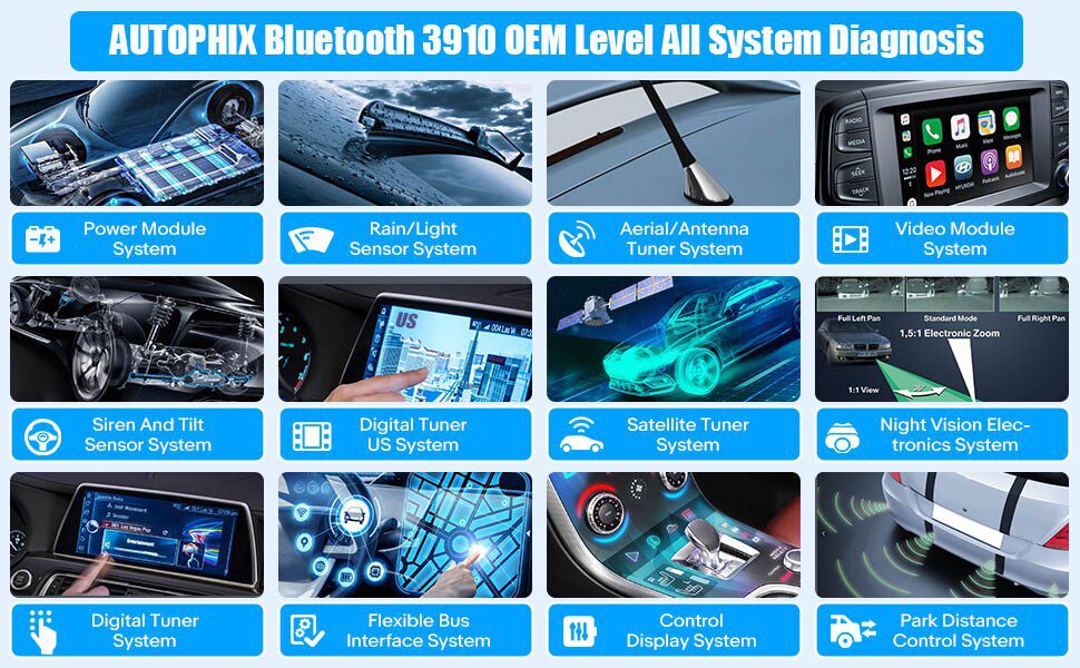 AUTOPHIX 3910 Bluetooth OBD2 Scanner
