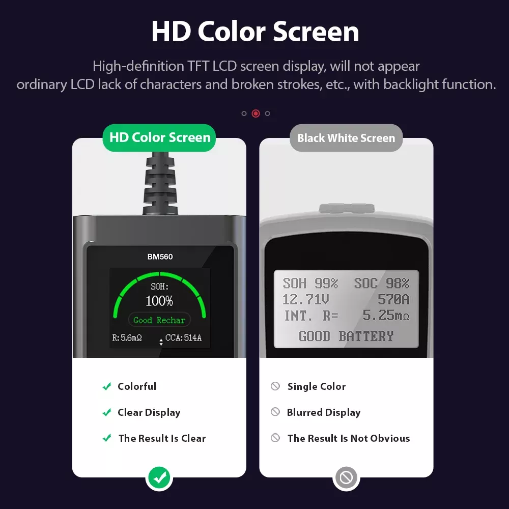 BM580 Batterietester