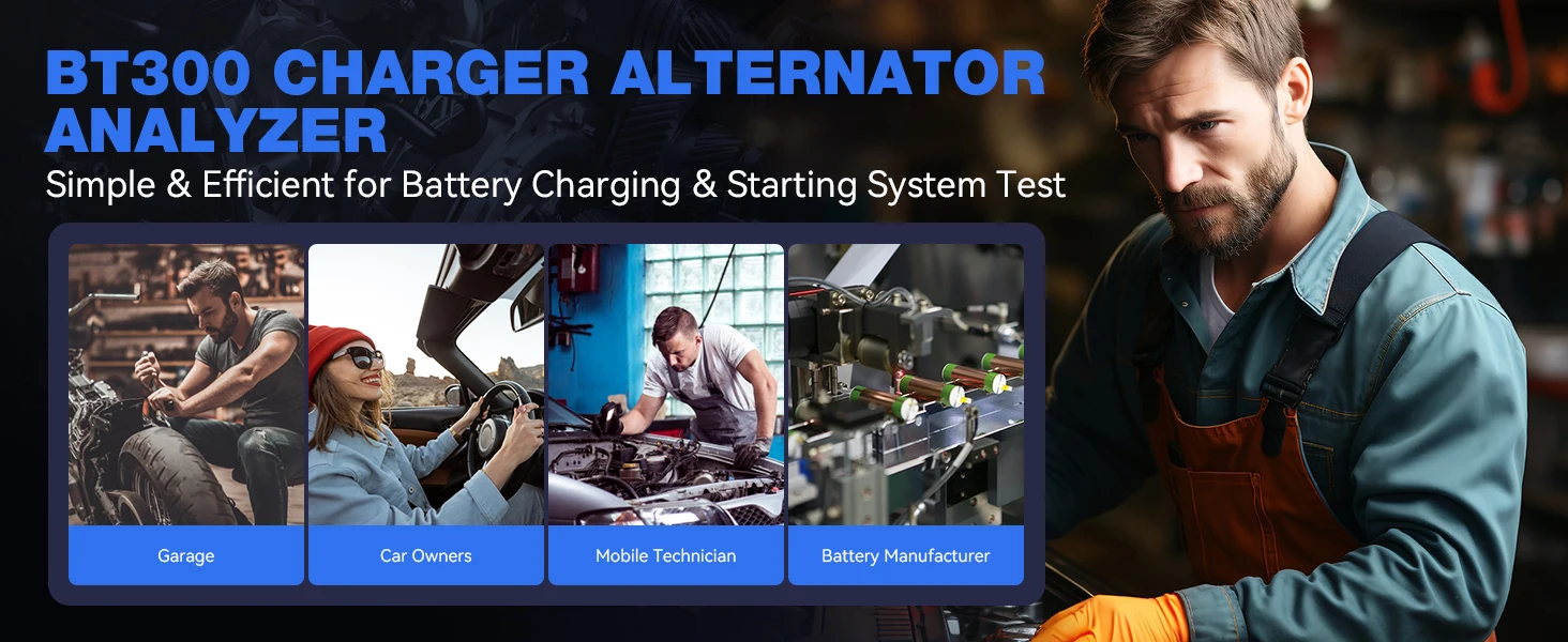 BT300 Auto Batterie Tester