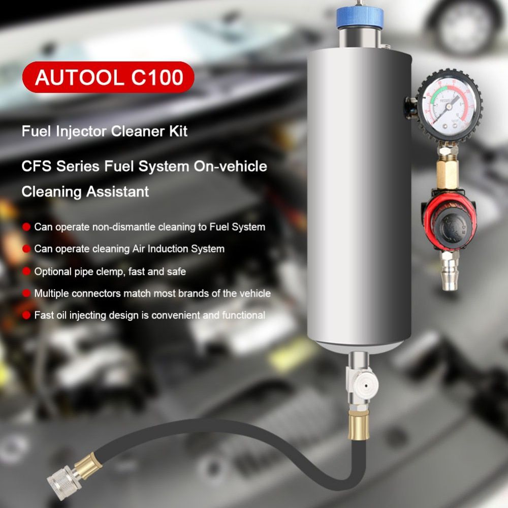 AUTOOL C100 Kraftstoffeinspritzung Saubere Bausätze (6)