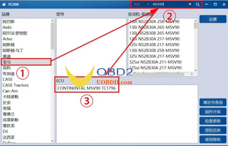 CG FC200 ECU Programmer Vollversion