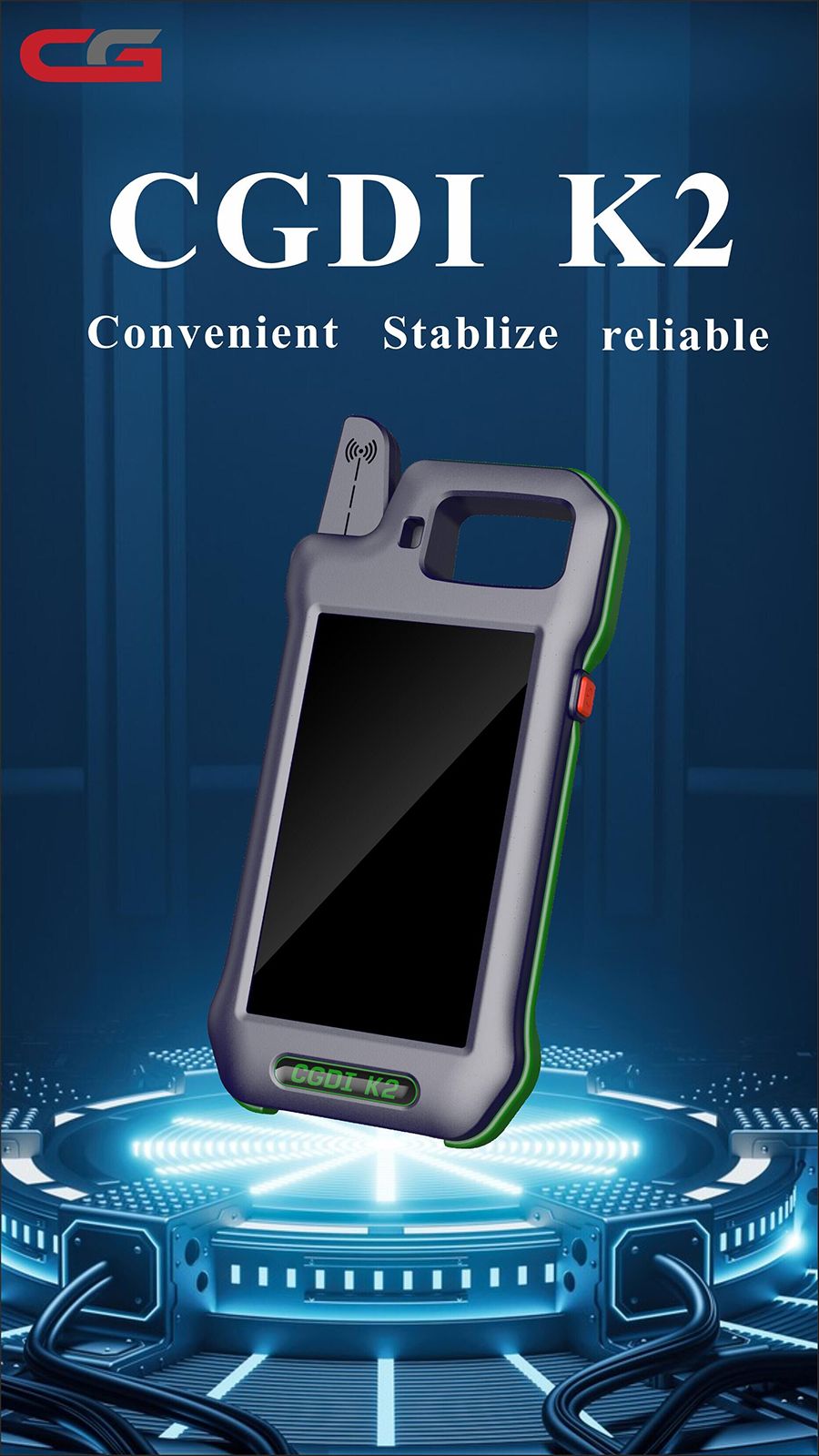 CGDI K2 Remote Key Programmer Remote Generator mit 3 Stück CGDI C4648 Super Chips